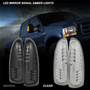 Spyder 9924729 - xTune Ford Superduty F250-F650 03-07 Amber LED Mirror Signal Lens - Smoke ACC-LED-FDSD99-MR-SM
