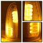 Spyder 9924712 - xTune Ford Superduty F250-F650 03-07 Amber LED Mirror Signal Lens - Clear ACC-LED-FDSD99-MR-C