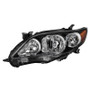 Spyder 9937507 - xTune Toyota Corolla 11-13 S XRS Driver Side Headlights - OEM Left - Black HD-JH-TCO11-OE-BK-L