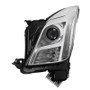 Spyder 9937231 - xTune 13-15 Cadillac XTS Xenon w/AFS HID OE Projector Headlights Chrome Left - PRO-JH-CXTS13-AFS-C-L