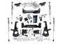 Superlift K150F - 11-19 Chevy Silv 2500HD 6in Lift Kit w/ Fox 2.0 Shocks