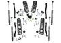 Superlift K192 - 18-20 Jeep Wrangler JL Unlimited 4in Dual Rate Coil Lift Kit w/  Shadow Shocks