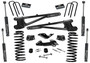 Superlift K975 - 05-07 Ford F-250/F-350 SuperDuty 4WD 4in Lift Kit w/ Repl Radius Arms &  Shocks