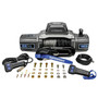 Superwinch 1712201 - 12000 LBS 12V DC 3/8in x 80ft Synthetic Rope SX 12000SR Winch - Graphite