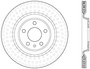 StopTech 126.33137CSL - 12-13 Audi A6 Quattro/11-12 A7 Quattro / 10-13 S4 Rear Left Cryo Slotted Rotor
