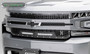 T-Rex 7311261 - 2019-2021 Silverado 1500 Laser Torch Grille, Black, 1 Pc, Replacement, Chrome Studs, Incl. (2) 10 inch LEDs - PN #