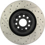 StopTech 127.33112L - 09 VW Passat CC / 06-09 Passat Slotted & Drilled Left Front Rotor