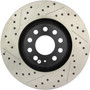 StopTech 127.33096R - 05-06 Audi A4 Quattro/ 02-04 A6 Quattro / 99-02 S4 Front Right Slotted & Drilled Rotor