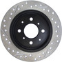 StopTech 127.40017L - 90-96 Acura Integra / 97-01 Integra (Exc. Type R) Slotted & Drilled Left Rear Rotor