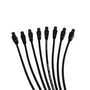 Taylor Cable 70055 - Pro Resistor Core Universal 8 Cyl 180 Degree Black Wire Set