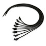 Taylor Cable 70052 - Pro TCW Wire Core Universal 8 Cyl 135 Degree Black Wire Set