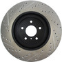 StopTech 127.42100L - Infiniti G37 / Nissan 370Z SportStop Slotted & Drilled Front Left Rotor