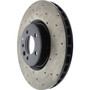 StopTech 128.22022CL - Sport Cryo Cross Drilled Brake Rotor; Rear Left