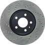 StopTech 128.33136CR - Sport Cryo Cross Drilled Brake Rotor; Front Right