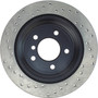 StopTech 128.34091CL - Sport Cryo Cross Drilled Brake Rotor; Rear Left