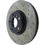 StopTech 128.34096CL - Sport Cryo Cross Drilled Brake Rotor; Front Left