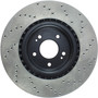 StopTech 128.51036R - Power Slot 10-13 Hyundai Genesis Coupe Track & R-Spec Front Right Drilled Rotor