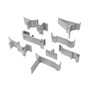 Thule 308073 - HideAway Awning Roof Mount Adapter for Mercedes Sprinter (w/o OE Track) - Silver