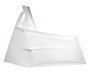 Ti22 Performance TIP8304 - Arm Guard - Passenger Side - Fiberglass - White - Ti22 Sprint Car - Each