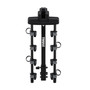 Thule 905700 - Range - Hanging Hitch Bike Rack for RV/Travel Trailer (Up to 4 Bikes) - Black