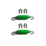 Ticon 108-00212-1102 - Industries Green Silicone Titanium Spring Tab and Spring Kit (4 Tabs/2 Springs) - 2 Pack