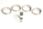 Ticon 109-07001-0013 - Industries 2.75in 45 Degree 1.14D/3.135in CLR Tight Radius 1mm Wall Titanium Pie Cuts - 5pk