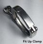 Ticon 119-08900-0100 - Industries 3.5in Stainless Steel Tri-Clover Clamp Heavy Duty Single Pin w/Silicone Gasket