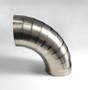 Ticon 141-08950-1303 - Industries 3.5in Welded Pie Cuts 1.65D Loose Radius 90 Deg Bend 1mm/.039in- 10pk