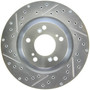 StopTech 227.40048R - Select Sport Drilled and Slotted Brake Rotor; Front Right StopTech 227.40048R - Select Sport Drilled and Slotted Brake Rotor; Front Right