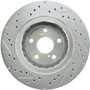 StopTech 227.44158L - Select Sport Drilled and Slotted Brake Rotor; Front Left