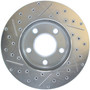 StopTech 227.61041L - Select Sport Drilled and Slotted Brake Rotor; Front Left