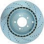 StopTech 227.46075R - Select Sport Drilled and Slotted Brake Rotor; Rear Right