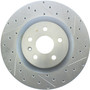 StopTech 227.62124L - Select Sport Drilled and Slotted Brake Rotor; Front Left