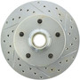 StopTech 227.62000L - Select Sport Drilled and Slotted Brake Rotor; Front Left