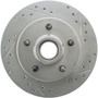 StopTech 227.62012L - Select Sport Drilled and Slotted Brake Rotor; Front Left