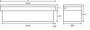 Tradesman 86401 - Steel Cross Bed Truck Tool Box (70in/Front Opening.) - Black