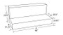 Tradesman 3280 - Aluminum L-Shape Liquid Storage Tank (80 Gallon Capacity) - Brite