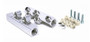 Torque Solution TS-SU-400S.2 - Top Feed Fuel Rails: 02-14 Subaru WRX / 07-18 STI - Silver