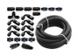 Torque Solution TS-SU-6FLK-AM - Braided Fuel Line Kit for -6 Aeromotive FPR: Subaru WRX 02-14 / Subaru STI 07-18