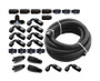 Torque Solution TS-SU-6FLK-AM-FF - Braided Fuel Line Kit for -6 Aeromotive FPR & Flex Fuel Kit - 02-14 Subaru WRX