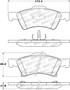 StopTech 305.08570 - Street Select Brake Pads StopTech 305.08570 - Street Select Brake Pads