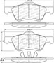 StopTech 305.10470 - Street Select Brake Pads StopTech 305.10470 - Street Select Brake Pads