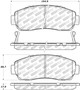 StopTech 305.10890 - Street Select Brake Pads StopTech 305.10890 - Street Select Brake Pads