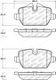StopTech 305.12260 - Street Select Brake Pads w/Hardware - Rear 11-16 Mini Cooper Countryman