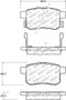 StopTech 305.14510 - 11-17 Honda Accord Street Select Rear Brake Pads