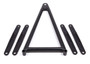 Triple X SC-SU-0008BLK - Jacobs Ladder 14in Black Sprint Car