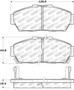 StopTech 308.06170 - Street Touring 93-95 Honda Civic Coupe Front Brake Pads
