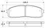 StopTech 308.06220 - Street Brake Pads with Shims