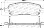 StopTech 308.08830 - Street Brake Pads with Shims and Hardware StopTech 308.08830 - Street Brake Pads with Shims and Hardware