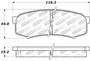 StopTech 309.06060 - Performance 96-09 Lexus GX 470/LX 450/LX 470/LX 570 Rear Brake Pads StopTech 309.06060 - Performance 96-09 Lexus GX 470/LX 450/LX 470/LX 570 Rear Brake Pads
